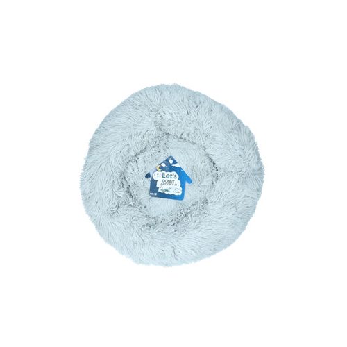 Let’s Sleep Donut 50 cm világosszürke – puha fekhely kutyáknak és macskáknak
