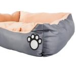 Szürke kisállatágy párnával