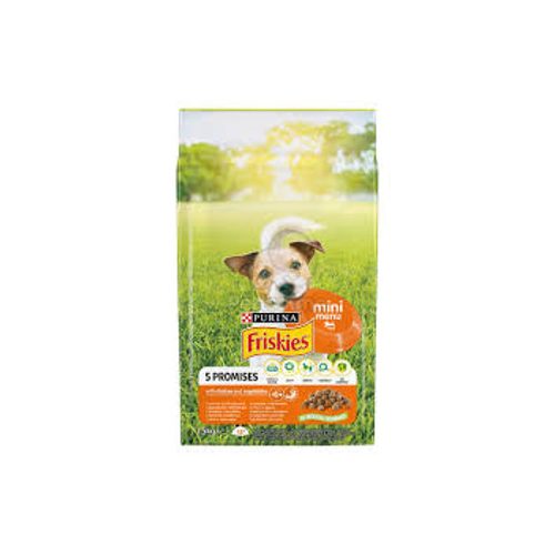 Friskies Mini Menu száraz kutyaeledel csirkével és zöldségekkel 