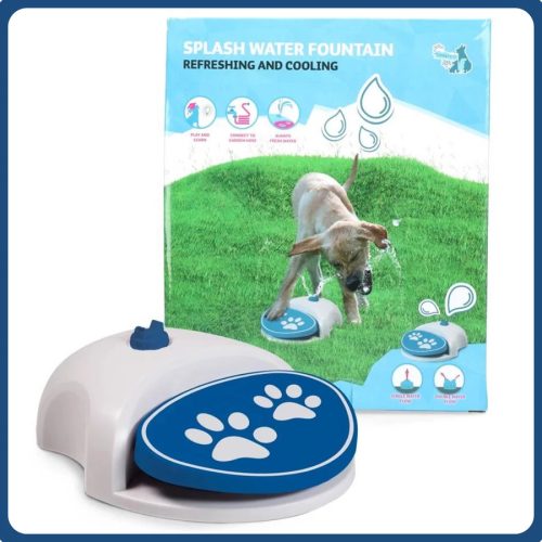 CoolPets Splash Water Fountain – Mancsos kutya szökőkút friss vízzel