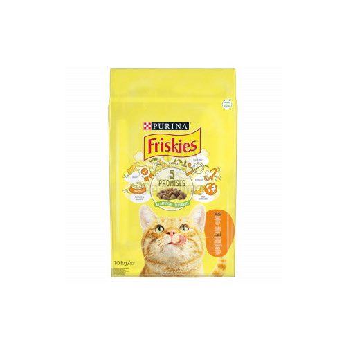 Friskies Purina csirkével és hozzáadott zöldségekkel száraz macskaeledel 4 kg