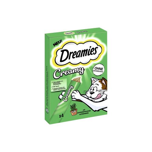 Dreamies krémes macskacsemege macskagyökérrel